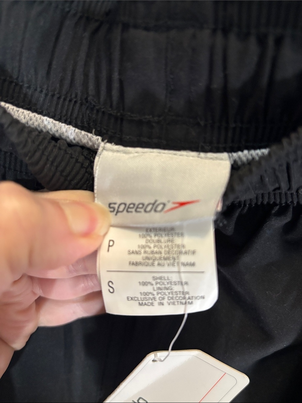 Speedo Black Men's Lightweight Track Joggers - Picture 2 of 12